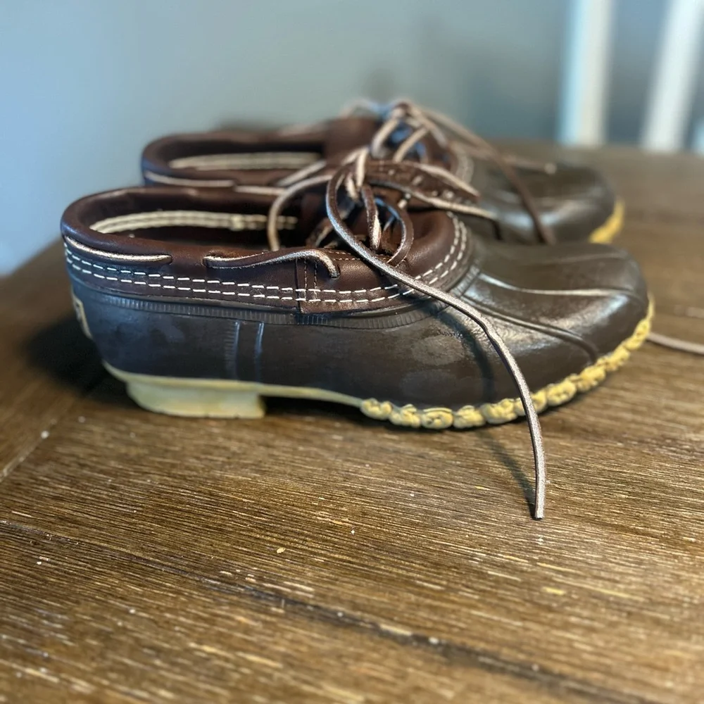 LL Bean women’s low Moc boots size 7 - Picture 4 of 12
